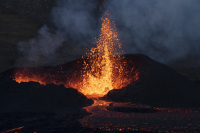 Volcanic eruption in Iceland